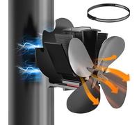 Ventilateur de poêle magnétique, durable et silencieux, diffuseur de chaleur efficace