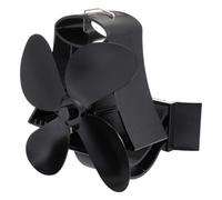 Ventilateur de Poêle Thermique en Alliage D’aluminium Oxydé à 4 Pales | Circulation D’air Chaud sans Électricité, Fonctionnement Silencieux ≤ 25 , pour Poêles à Granulés