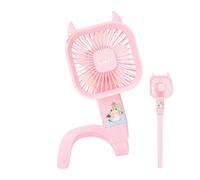 Ventilateur de poussette - 3 vitesses Portable Pliable Dispositif de refroidissement | Petit ventilateur personnel de bureau - pour sièges de voiture, vélos, motos, scooters, siège arrière, chariot de