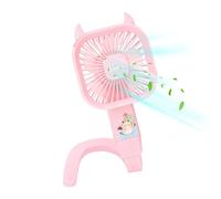 Ventilateur de poussette, rechargeable, portable, pliable, appareil de | Petit ventilateur personnel pour sièges de voiture, vélos, motos, scooters, siège arrière, chariot de golf, tente de lit