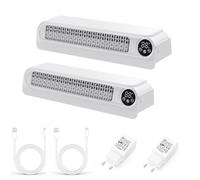 Ventilateur de radiateur intelligent 2 modes avec 3 ventilateurs, manuel avec fonction minuterie, pour la plupart des radiateurs