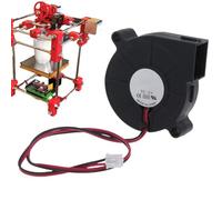 Ventilateur de refroidissement CC sans balais - Ventilateur à turbine haute vitesse 5 V/12 V/24 V avec double roulement à billes et connecteur à 2 broches | Souffleur de composants électroniques d