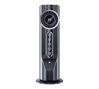 Ventilateur de refroidissement de bureau, refroidisseur d'air avec humidificateur, ventilateur USB multifonction pour la maison, le bureau, la climatisation (noir)