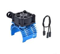 Ventilateur de refroidissement de moteur 28/29/36 mm pour voitures radiocommandées, ventilateur en aluminium pour moteurs sans balais 380/390/540/550, dissipation thermique puissante avec câble