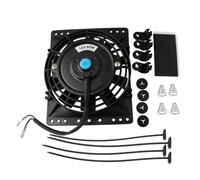 Ventilateur De Refroidissement Électrique Universel Mince 6 Pouces 15 Cm 650 CFM Pour Radiateur 12V 80W Avec Kit Montage Compatible Avec Pontiac Ventilateur Voiture Radiateur Auto(6 Inch)