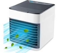 Ventilateur de refroidissement portable, mini ventilateur ultra puissant purificateur humidificateur humidificateur 3 en 1 refroidisseur personnel Arctic 3 vitesses