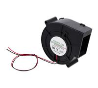 Ventilateur de Refroidissement pour Four 12v 2,4a, Soufflage Cc | Pbt Noir, Roulements à Billes Doubles sans Entretien, Débit D'air Élevé, 42,8 Cfm, Pression 62,4 Mmh2o
