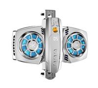 Ventilateur de refroidissement pour téléphone portable - Radiateur de | Ventilateur de refroidissement pour téléphone | Double radiateur refroidisseur pour streaming, vlogging, voyage en plein air