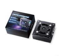 Ventilateur de refroidissement professionnel bleu et lampe UV pour les tâches d'entretien des gaz d'échappement avec flux d'air haute vitesse de 10 000 tr/min et source UV de 3 W pour un séchage