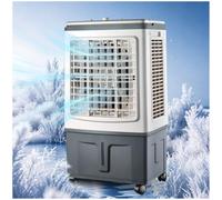 Ventilateur De Refroidisseur D'Air éVaporatif De 30l, Ventilateur De Refroidissement Portable à 3 Vitesses Avec Roulettes, Refroidisseur De Climatiseur pour Chambre, Salon Et Patio