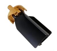 Ventilateur de retrait de copeaux CNC avec poignée en alliage d'aluminium pour balayage et retrait de la poussière sur fraisage, perçage, graveur noir et jaune, 16 mm