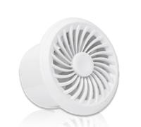 Ventilateur de Salle de Bain 100 mm, Extracteur d'air 160 m³/h 4 W, Ventilateur Mural 4 Pouces avec Interrupteur, Extracteur d'air avec Télécommande pour Cuisine Fenêtres de Grenier Sous-sol