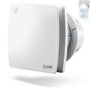 Ventilateur de Salle de Bain Ø100mm Extracteur d'Air avec Minuterie et Clapet Anti-Retour 95 m³/h 12 W 34 dB Silencieux