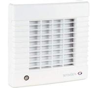 Ventilateur de salle de bains automatique Ø 100 mm, blanc - 9011