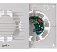 Ventilateur de salle de bains, blanc, silencieux, Ø 125 mm – Ventilateur mural pour salle de bains, cuisine et garage