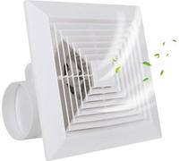 Ventilateur de salle de bains, extracteur de plafond et mural, 8 pouces, extracteur silencieux pour salle de bains