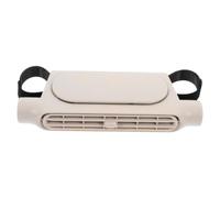 Ventilateur de Siège Arrière pour Voiture Usb, 3 Vitesses, ABS Beige | Fixation par Pince au Dossier, Moteur sans Balais Silencieux, Flux Orienté vers L’arrière, pour Voyages Chauds
