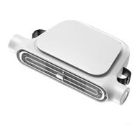 Ventilateur de siège de voiture rechargeable par USB avec flux d'air turbo puissant, trois réglages pour le refroidissement avant et arrière, souffleur de dossier portable avec blanc durable