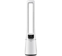 Ventilateur de sol 2 en 1 avec purificateur d'air Blanc