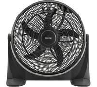 Ventilateur de sol OCEANIC - 65 W - Diamètre 54 cm - 3 vitesses - Inclinable à 360° - Noir