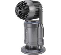 Ventilateur de table à double entraînement, fonction brumisateur, éclairage RGB, simulation de lancement de fusée, petit ventilateur, autonomie de 12 heures, 5 000 tr/min, rotation à 360°