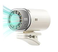 Ventilateur de table - Clip avec rotation à 360 degrés | Mini ventilateur de refroidissement de bureau - pour chantier, camping, voyages sur route, voiture, plage, randonnée, vélo, aventures d'hommes