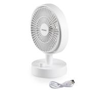 DOMO Ventilateur de table USB sur batterie avec oscillation DO8151