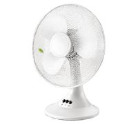 Ventilateur de table électrique, 3 vitesses, angle d'inclinaison de 30°, diamètre de la grille de 43 cm, base antidérapante, design compact