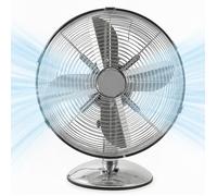 Ventilateur De Table En Métal 30 Cm - Inox