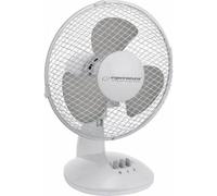 Ventilateur de Table Esperanza Zephyr 30W Blanc Oscillant 2 Vitesses Sécurisé