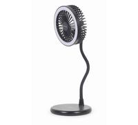 VENTILADOR DE SOBREMESA CON LAMPARA Y CARGADOR INALAMBRICO