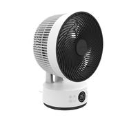 MEACO MeacoFan Sefte 10 , Ventilateur de Table, Circulation d'Air Silencieuse, Moteur Sans Balais, Oscillation Horizontale et Verticale, Télécommande Lumineuse, Blanc