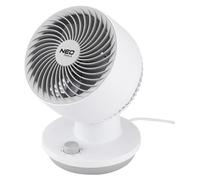Ventilateur de table NEO TOOLS 45 W, ventilateur compact avec oscillation automatique, 3 vitesses, grille de 202 mm