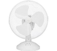 Ventilateur de table Oceanic 40 W oscillant 23 cm 2 vitesses blanc