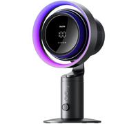Ventilateur de table Pro3,ventilateur oscillant turbo 3-en-1 avec purificateur d'air et lumière RGB,filtre HEPA H11,100 vitesses