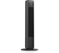 Ventilateur de table sur pied à 3 vitesses - Hauteur 78 cm - 50 W - Minuterie 2 heures - Ventilateur de table oscillant, couleur noire