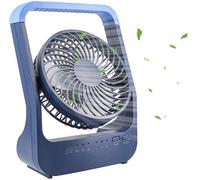 Ventilateur de table USB portable Azomor avec une grande autonomie et trois vitesses