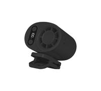 Ventilateur de taille | Affichage numérique 100 vitesses rechargeable par USB - Petit ventilateur portable - pour sac de table, ceinture, voyage, maison, bureau, école, trajet, marche
