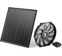 Ventilateur de toit 12 pouces Ventilateur d'extraction pour grenier 1300 CFM avec thermostat réglable