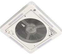 Ventilateur de toit 12 V RV avec 4 LED, entrée et sortie d'air, double mode, pour camping-cars, yachts et remorques