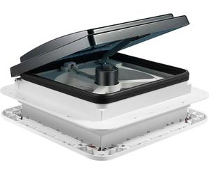 ventilateur de toit 12V pour camping-car, fonctionnement silencieux, design étanche IP68, noir