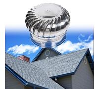 Ventilateur de toit 150 mm 304 en acier galvanisé à chaud, entretoise interne, double roulement, ventilation avec éoliennes, robuste et pour cheminées
