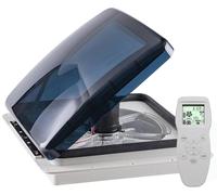 Ventilateur de toit électrique - Ventilateur pour camping-car - Ventilateur pour caravane - Ventilateur de toit 40x40 cm - Résistant à la pluie