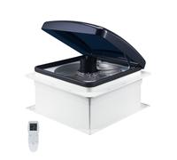 Ventilateur de toit VEVOR pour camping-cars 12 V, puissant ventilateur réversible 10 vitesses, couverture électrique, convient aux ouvertures de toit de 14 x 14 pouces