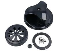 Ventilateur de toit rotatif à profil classique pour remorques de camping car Noir