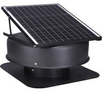 Ventilateur de toit solaire SucceBuy avec 42W, thermostat et télécommande