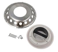 Ventilateur de toit Ventair statique refermable en acier inoxydable pour bateau camping-car
