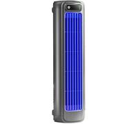 Ventilateur de tour portable, 3 vitesses réglables, rechargeable par usb, circulation d'air en 3D (gris)