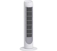 Ventilateur de tour, puissance 45W, matériau ABS, dimensions Ø 27 x 75 cm, blanc, EU