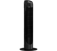 Ventilateur de tour, puissance 45W, matériau ABS, dimensions Ø 27 x 75 cm, noir, EU